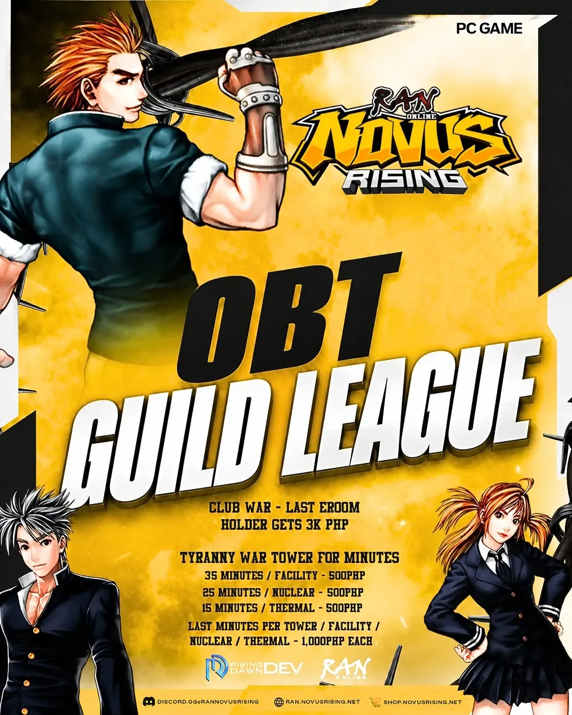 OBT Guild League · Ran Online · Novus Rising