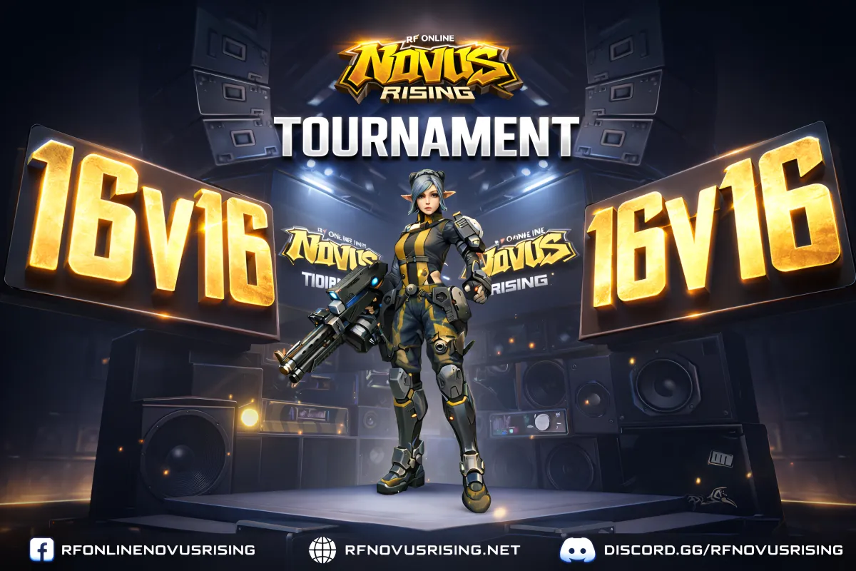 16v16 Tournament, Main Server · RF Online · Novus Rising