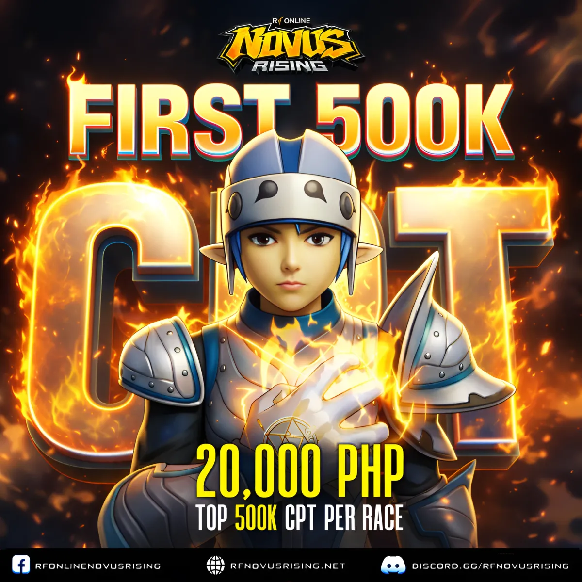First 500k CPT Event · RF Online · Novus Rising