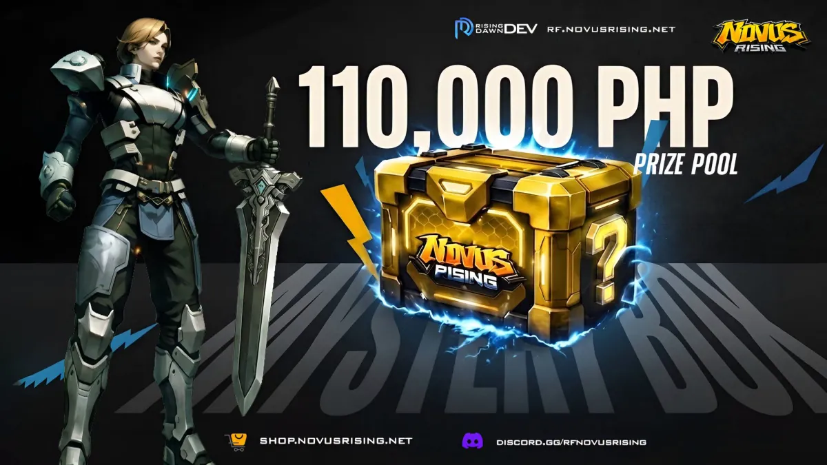 110,000 PHP Mystery Box · RF Online · Novus Rising